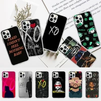the weeknd xo phone case for iphone 13 12 mini 11 pro xs max xr x 8 7 6 6s plus 5s cover