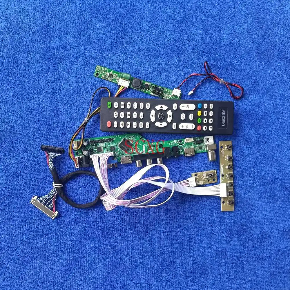 

VGA USB AV HDMI-совместимый светодиодный комплект подходит для M270HVN02.0/M270HVN02.1/M270HVN02.2 аналоговая матричная плата контроллера LVDS 30 Pin 1920*1080