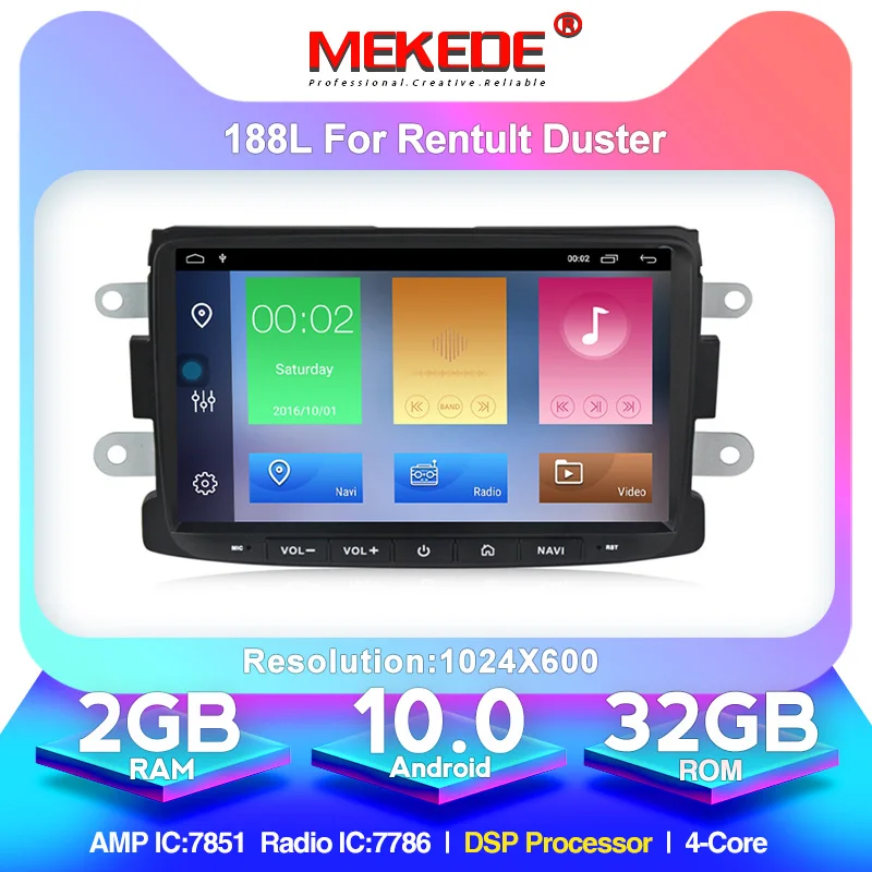 8 дюймов Android 10 автомобильный DVD мультимедийный плеер для Dacia/Sandero/Duster/Renault/Captur/Lada/Xray