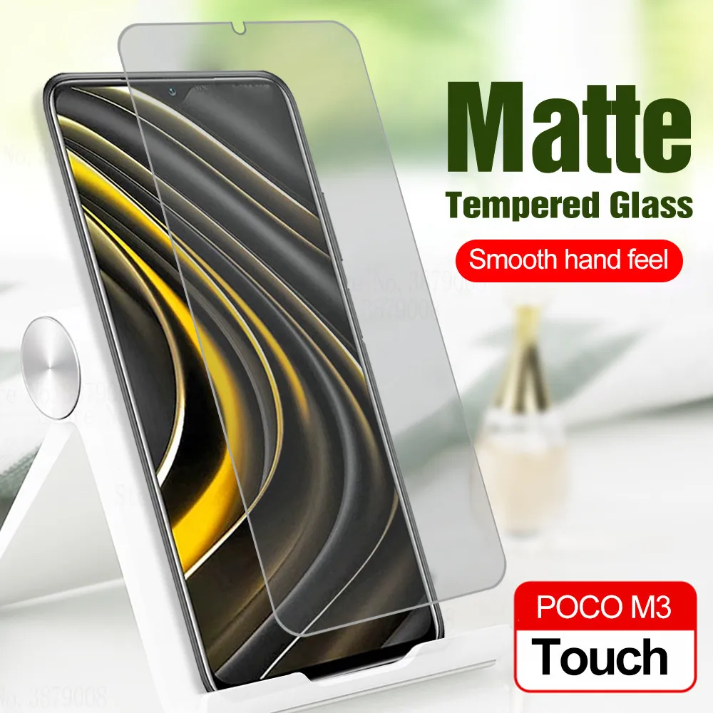 POCOM3 матовое закаленное стекло без отпечатков пальцев для XIAOMI POCO M3 POCOPHONE M 3 3M