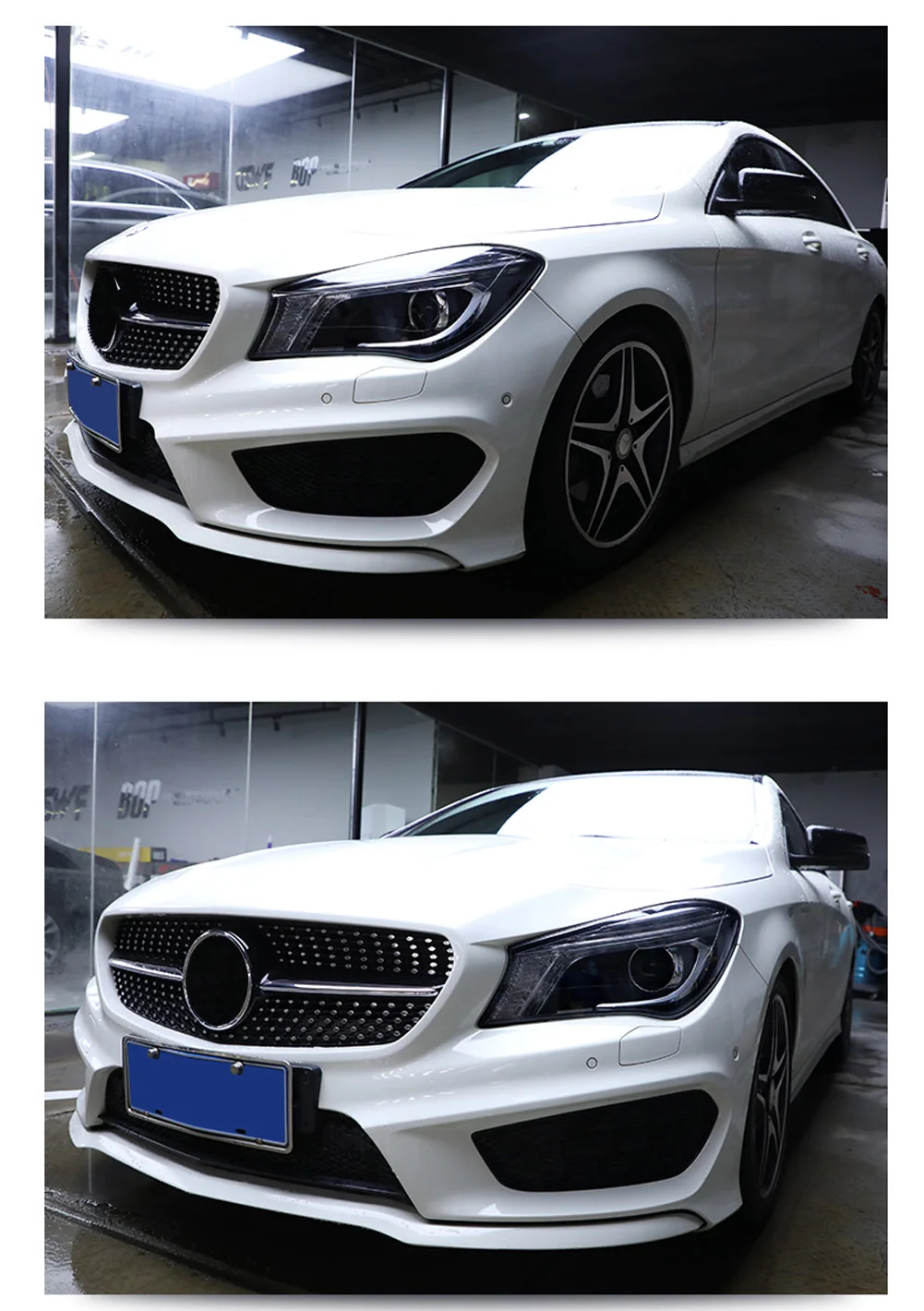 Newest For Mercedes Benz A C E GLC GLA CLA GLS GLE Class W177 W205 W213 Car Headlamps TPU Smoked Black Headlights Protector Film
