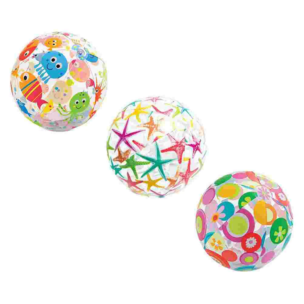 

3 шт., надувные пляжные мячи из ПВХ