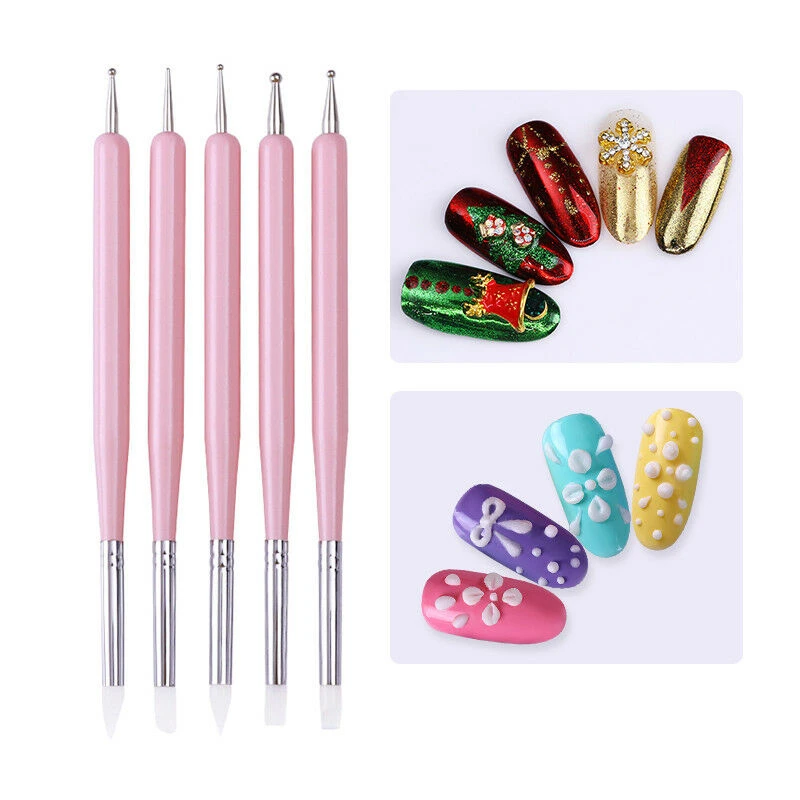 3 цвета на выбор нейл арта нажмите с силой так ручка украшением в виде кристаллов