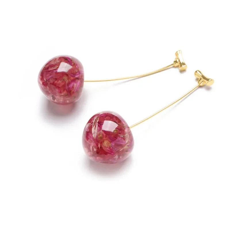 

2021 Jewelry Gifts Women Creative Cherries Dangle Earrings