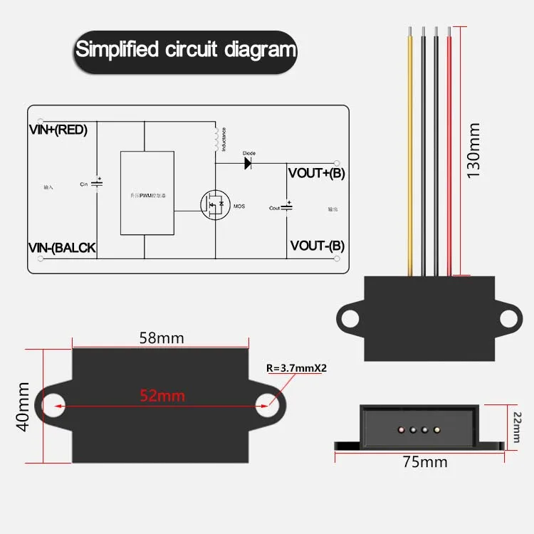 DC-DC DC step-down module 24V36V48V to 12V 5A6A8A10A converter 15-60V 15V special for drone modification | Обустройство дома