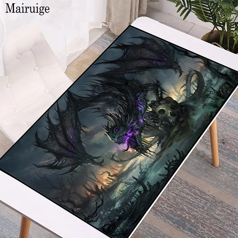 

40*80 Large Gaming Mouse Pad Dragon Computer Mousepad Desktop Keyboard Mat Cushion Office Home XXL Lockedge Gaming Accessories