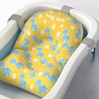 baby shower bath bath tub pad non slip bathtub mat newborn safety nursing accessories security bath support body cushion pillow