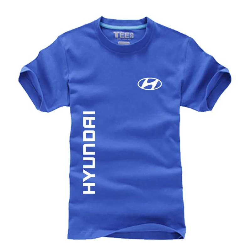 

2021 NEW Hyundai logo unisex t shirt casual short sleeve print mens T-shirt Fashion cool T shirt