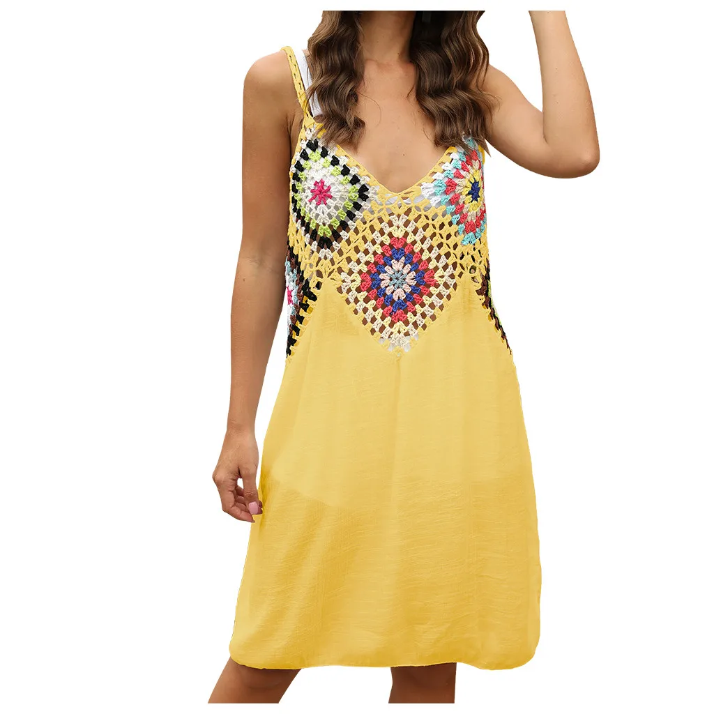 2020 женское сексуальное шифоновое бикини накидка Пляжное платье шарф парео