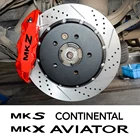 Для Lincoln AVIATOR Continental Navigator MKZ MKT MKC MKS MKX автомобильные аксессуары 6 шт. автомобильный тормозной суппорт значок виниловые наклейки