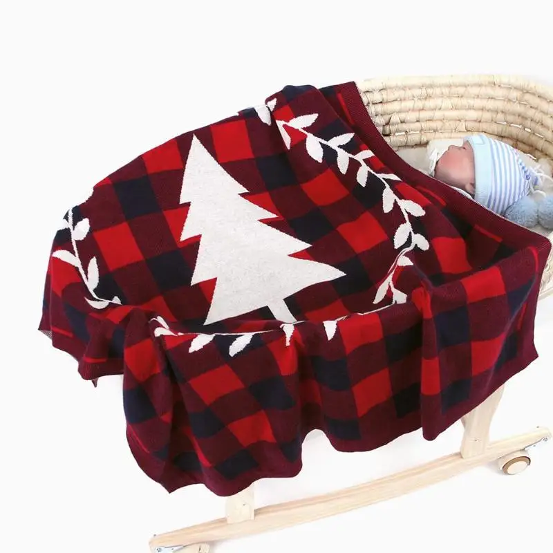 

Knitted Baby Photography Blanket Newborn Monthly Photo Background Swaddle Wrap for Memorial of Infant Milestone Growth