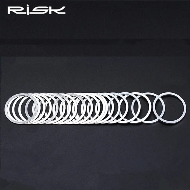 6 шт. алюминиевые прокладки для передней вилки велосипеда 0 3/1/2/3 мм | Спорт и