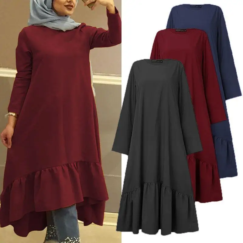 Турецкое мусульманское женское платье, марокканский кафтан, вечерние няя Макси-рубашка, Женский мусульманский молитвенный наряд, мусульма...