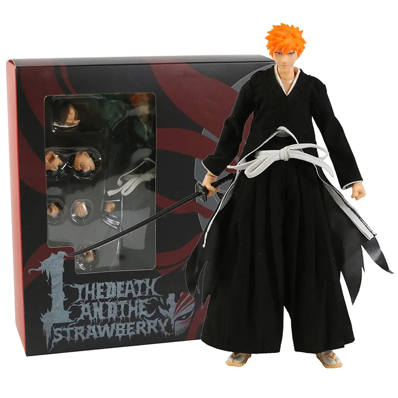 

Dasin Model Great Toys Bleach Kurosaki Ichigo Action Anime Figure Collection Model Toys Birthday Gift Doll