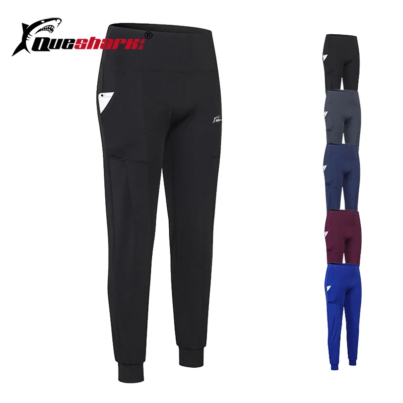 

QUESHARK Running Pants Women Joggers mujer Sweatpants Dance Yoga Training Gym Loose Trousers High Waist Sports Long Pants