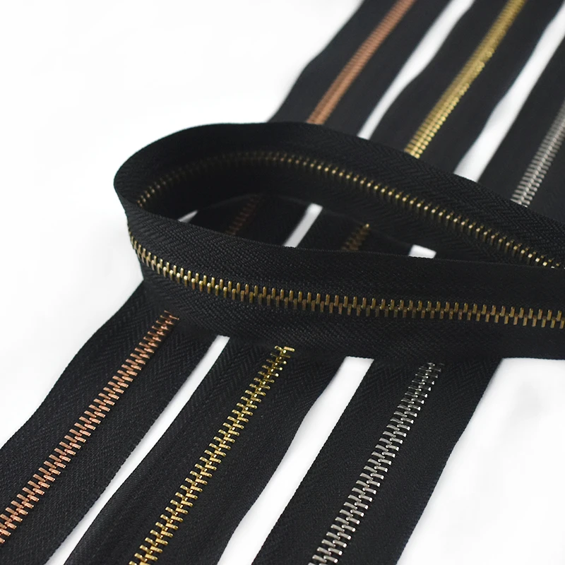 5 #4/8 метры металла молния без слайдера двойной вытяжной багаж для одежды сделай