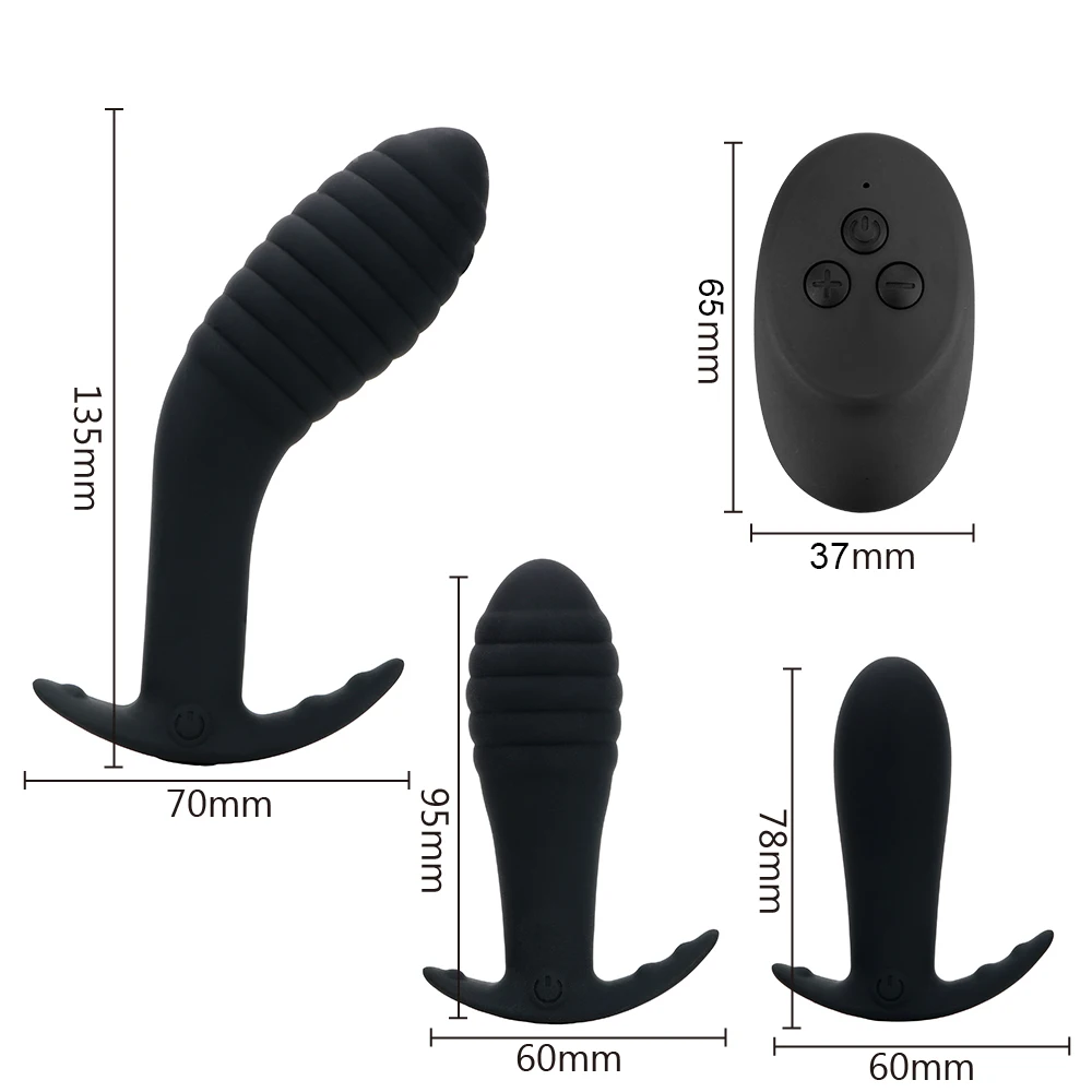 10 Speed Wireless Remote Anal Plug Dildo Vibrator Adult Sex Toys Prostate Massage Butt Anus Pussy Masturbator for Men Women | Красота и