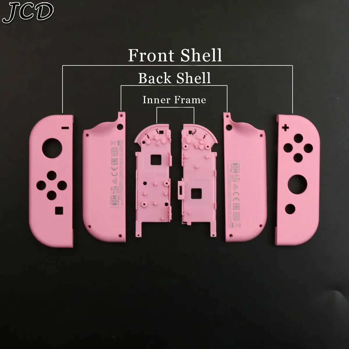 JCD For Switch JoyCon Replacement Housing Shell Case with L R ZL ZR SL SR ABXY Buttons Set For NS NX Joy-Con Controller images - 6