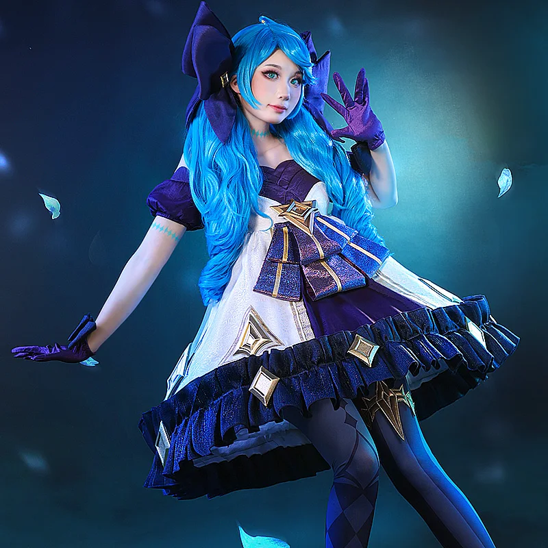 

Костюм для косплея «LOL Gwen» из игры «косали», «Знаменитая бесшовная битва», костюм для Хэллоуина для женщин, Новинка