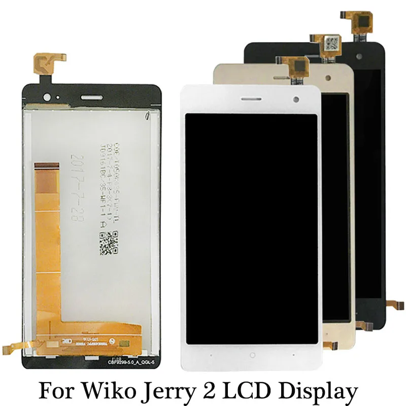 Для Wiko Jerry 2 ЖК дисплей с сенсорным экраном в сборе 5 0 дюймов экран для Мобильный