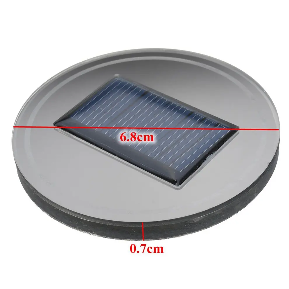 

6.8cm Car Led Solar Cup Holder Car Cup Bottle Holder Mat Pad LED Light Trim For All Car Models Interior