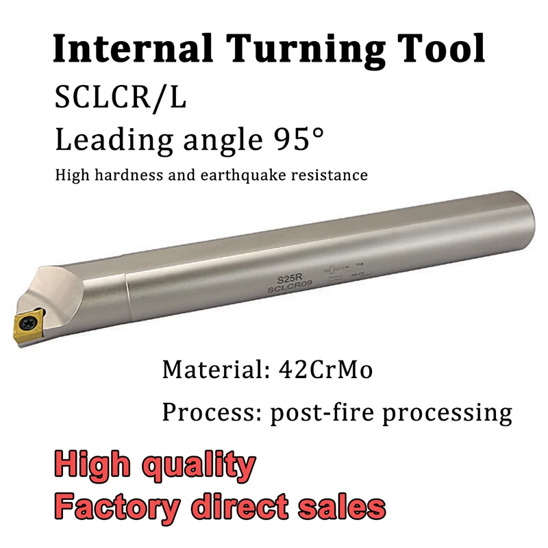 CNC Alloy Steel 95 Degree S12M S16Q S20R S25S SCLCR SCLCL 09 Internal Turning Tool Boring Bar for CCMT09 Blade Lathe Cutter | Инструменты