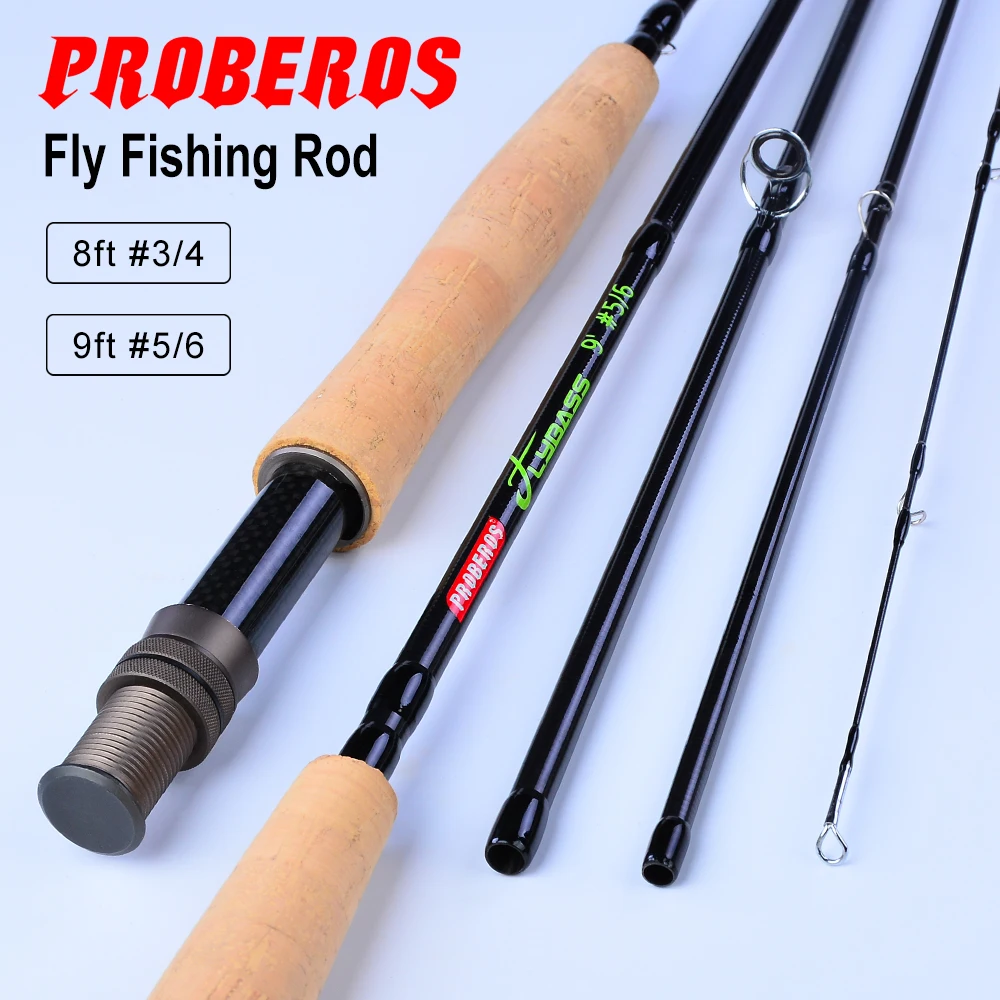 1 шт. PRO BEROS японская Удочка из углеродного волокна для ловли нахлыстом 8 футов и 9 2