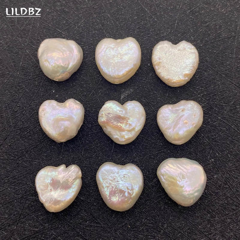 

Natural Freshwater Pearl Peach Heart Beads AAGrade Baroque Irregular Pearl Pendant Jewelry Making DIY Bracelet Necklace Earrings