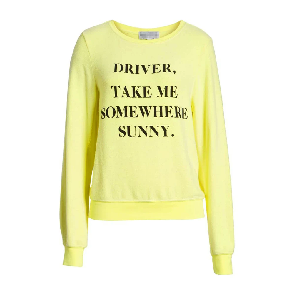 

Fashion Women Ladies Spring Hoodies Letter Printed Casual Pullover Long Sleeve Loose Tops Tee T-Shirt Blouse