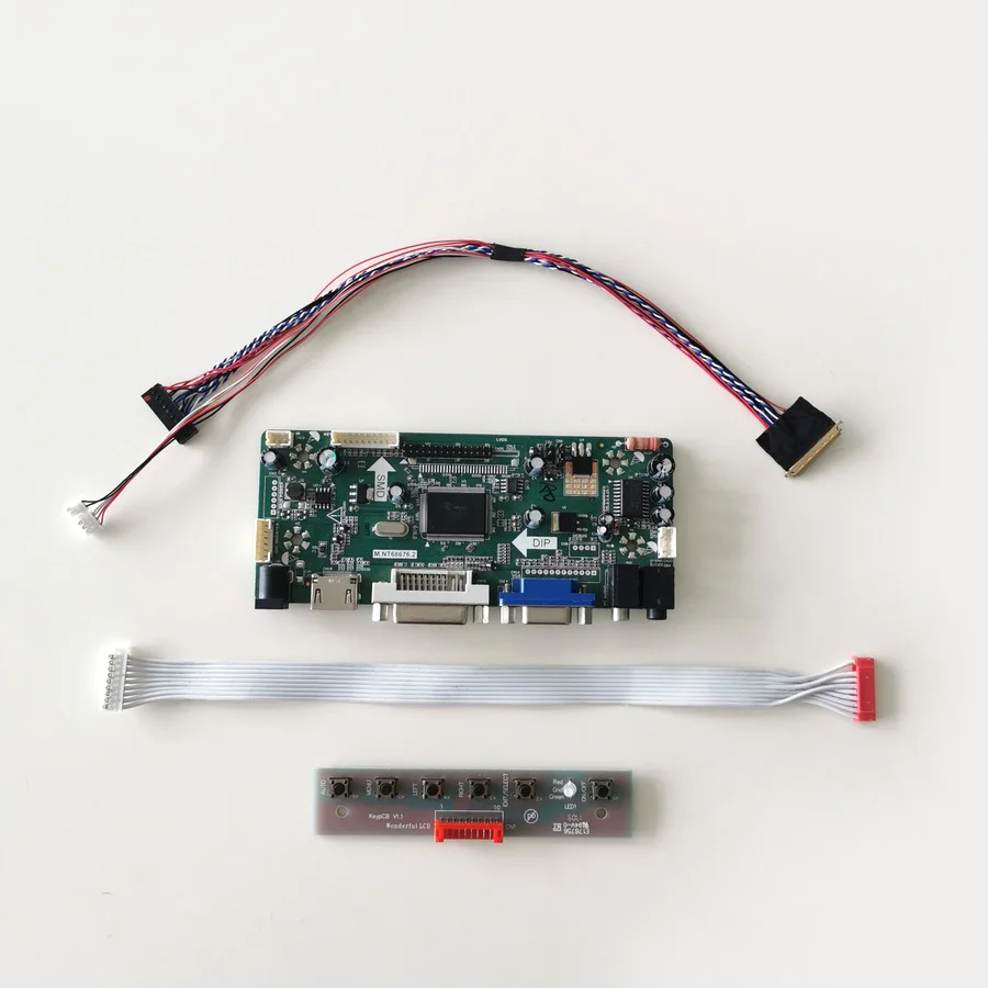 Для LP145WH1 LTN145AT01 14 5 &quotLVDS 40Pin 1366*768 WLED ноутбука ПК ЖК экран VGA + DVI M.NT68676 контроллер