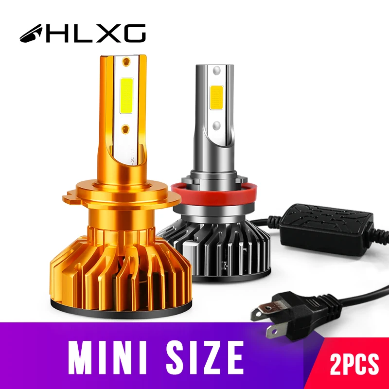 Автомобильные фары hlxg H4 LED H7 Canbus HB3 HB4 светодиодный H11 автомобильные передние