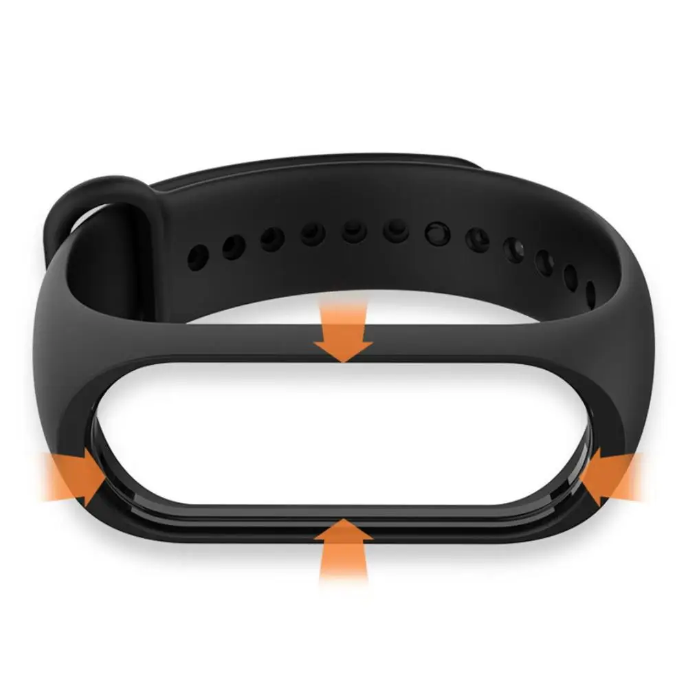 Breathable Waterproof Wristband Watch Strap For Men Women TPE Material Two-color Porous Design 4 Color | Электроника