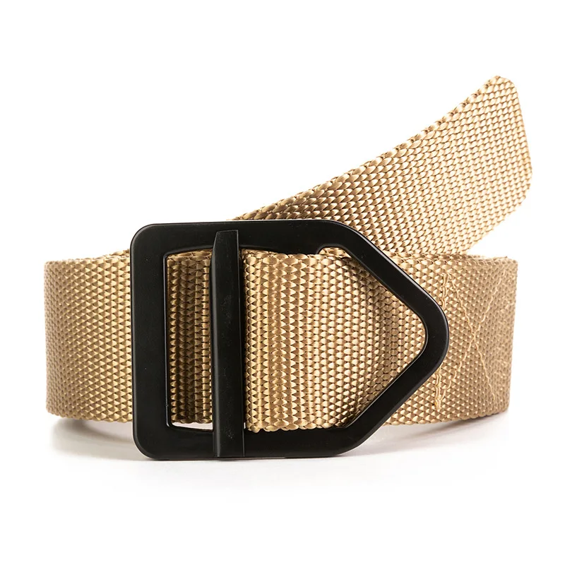 

New Bullet Draping Nylon Belt Triangle Buckle Pants Braided Belt Mountaineering Tactical Belt