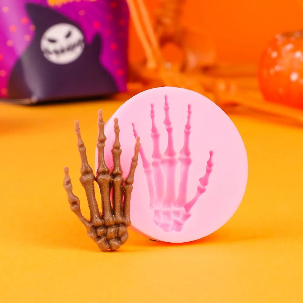 

Формы для Хэллоуина, силиконовые формы для помадки, крема, шоколада, скелет, паук, летучие мыши, тыква, совы, глина для кухни, инструмент для в...