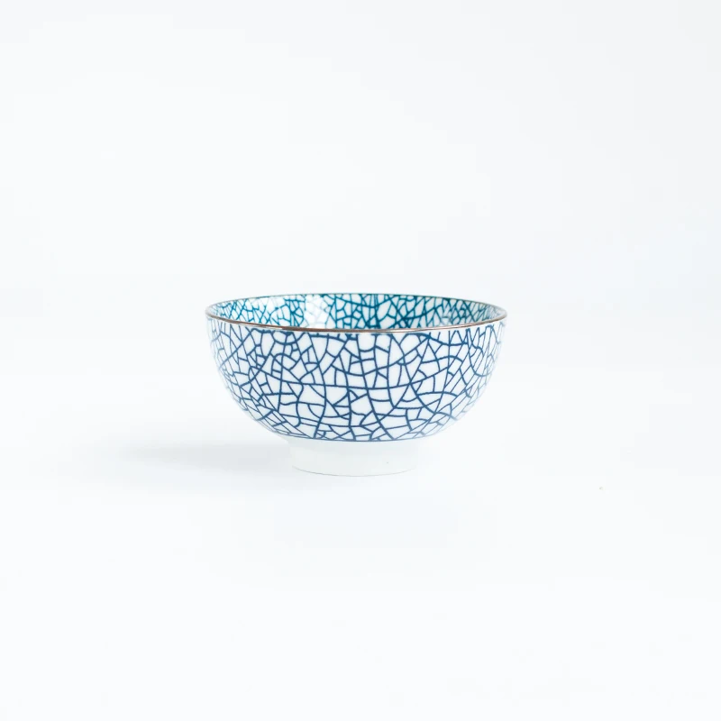 Японские керамические миски простая и честная посуда с защитой от ожогов для