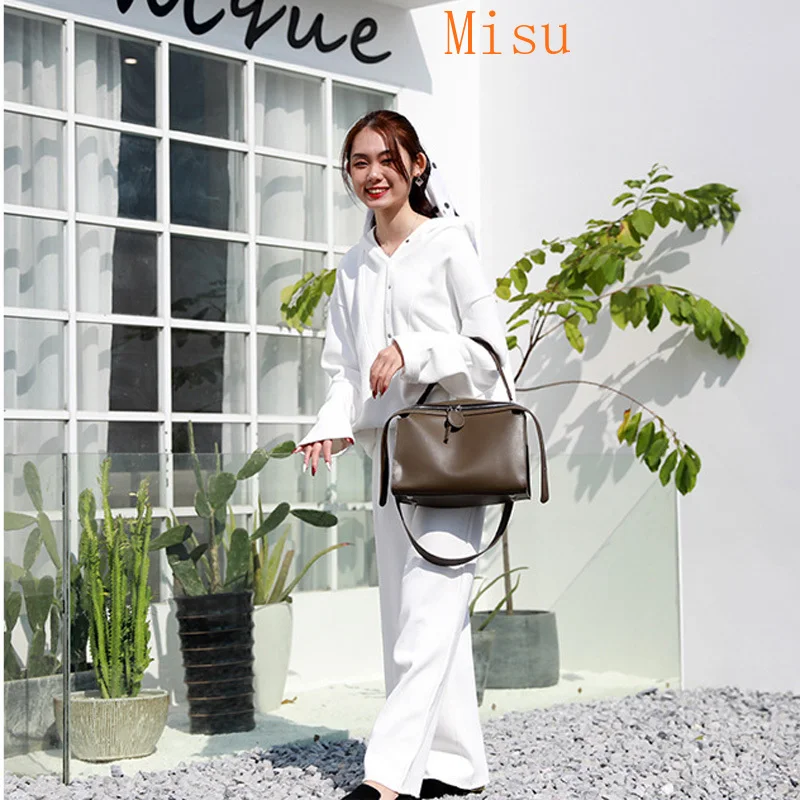 

2020 Vintage Brand Women Shoulder Bag Cowhide Leather Handbag Elegant Retro Female Daily Messenger Bag High Quality Totes