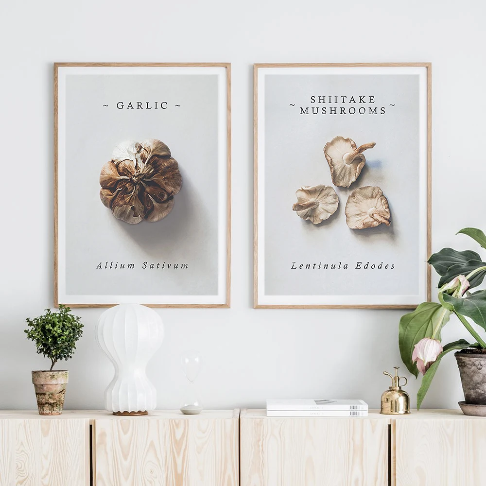 Художественная Настенная картина с изображением чеснока фиги граната | Дом и сад