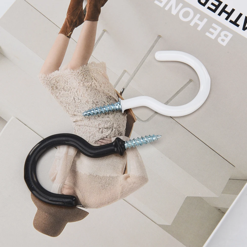 Сверхмощные винтовые крючки стальная вешалка для посуды металлические