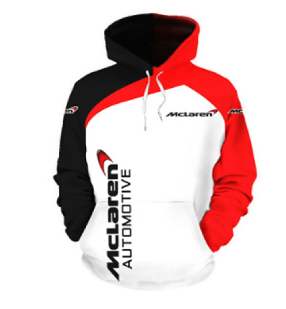 

Men's sports crew neck hoodie printing motorcycle racing suit riding hoodie Harajuku rider comfortable and breathable promotion