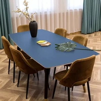 nordic ins solid pvc protective waterproof decorative tablecloth oilproof thick rectangular dining table cover tea table cover