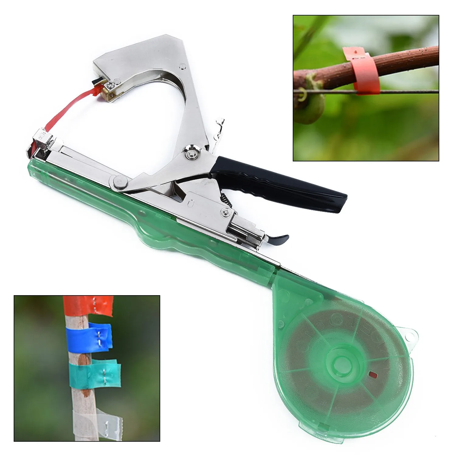 

Garden Tools Garter Plants Plant Branch Hand Tying Binding Machine Minced Vegetable Tapetool Tapener Tapes Home Garden
