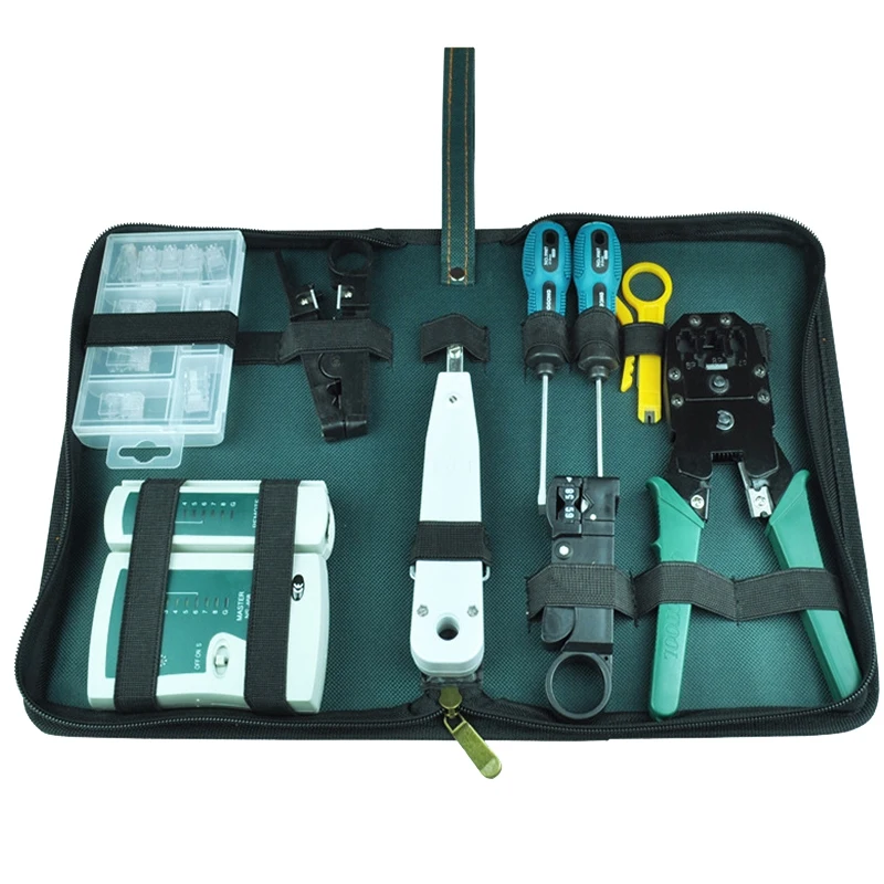 

Сетевой кабельный тестер инструмент Lan тестер RJ45 Обжимные Щипцы портативный набор инструментов для ремонта сети LAN Обжимные Щипцы