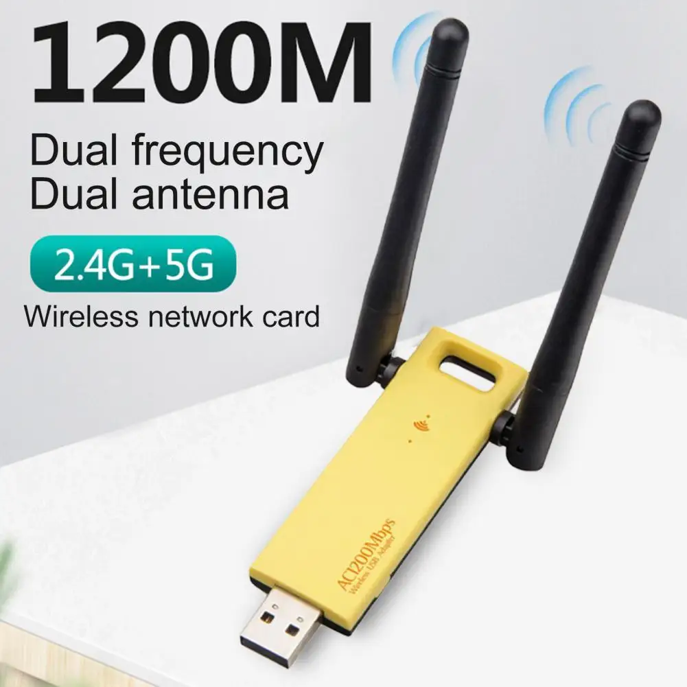 Wi Fi ключ с двумя антеннами 2 4 ГГц USB 3 0 Беспроводной адаптер для Windows XP/Vista/7/8/10