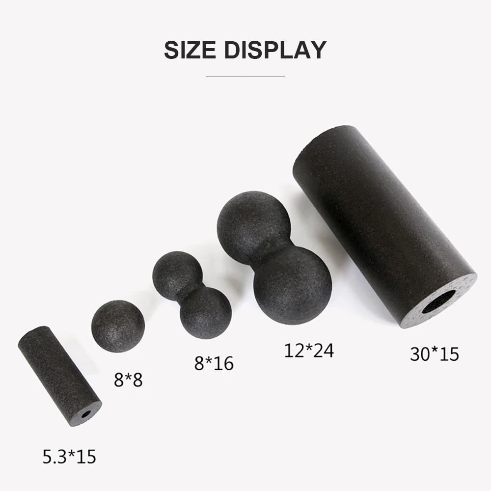 Набор из блок и ролик пенопластовых шариков для йоги массажа самостоятельной