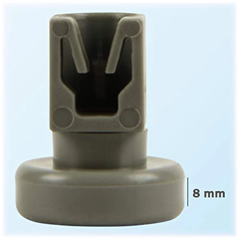 16Pcs Upper Basket Rollers for Dishwasher Aeg Favorit Privileg Zanussi Etc - 8Pcs 40Mm & 25Mm |