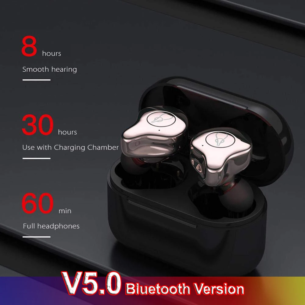 Модернизированные наушники Sabbat E12 Ultra Bluetooth 5,0 TWS HIFI спортивные наушники-вкладыши водонепроницаемые наушники Беспроводная зарядка