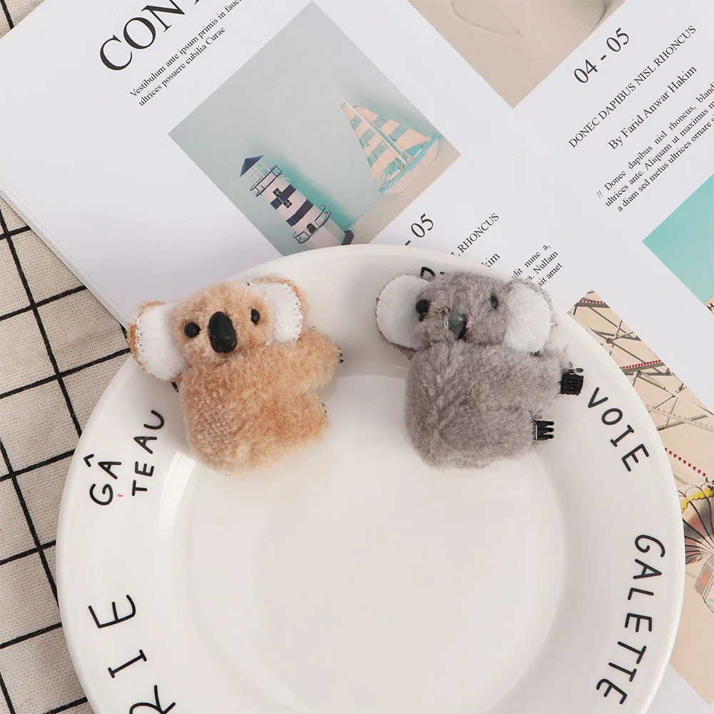 Заколка для волос женская с мультипликационным 3d-изображением коалы | Аксессуары