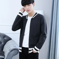 men sweater cardigan zipper 2022 new arrival autumn and winter male knitted coat fashion teenage boys korean style m73