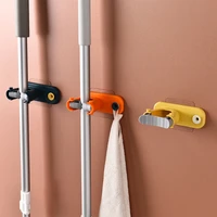 adhesive multi purpose hooks wall mounted mop organizer holder rackbrush broom hanger hook kitchen bathroom strong hooks
