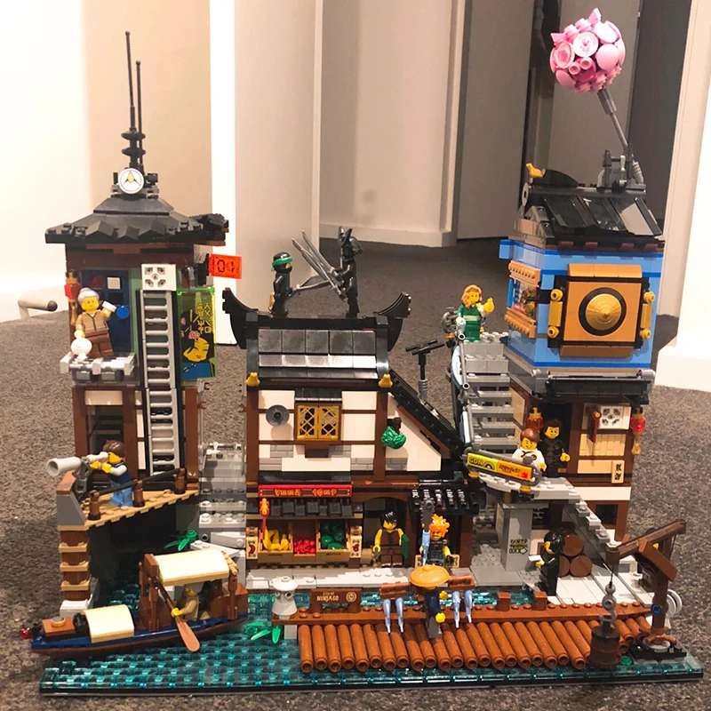 06066 Ninjago City Masters of Spinjitzu строительные блоки кирпичи игрушки Совместимые 70620 подарки